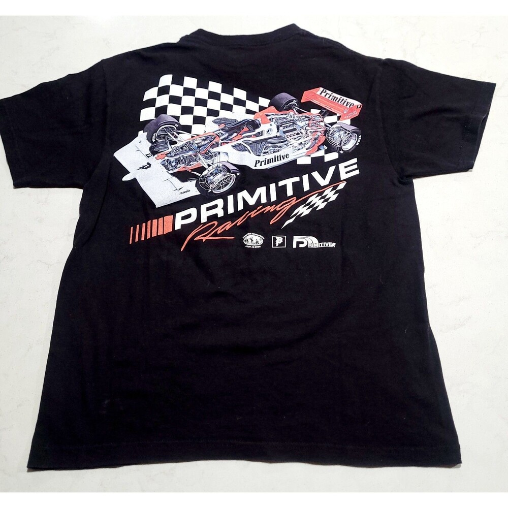 Primitive Skate Racing Motorsports Tee Car Graphic Streetwear M EUC